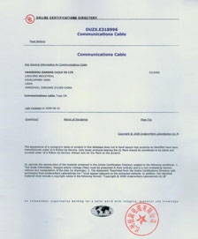 UL Certificate 1